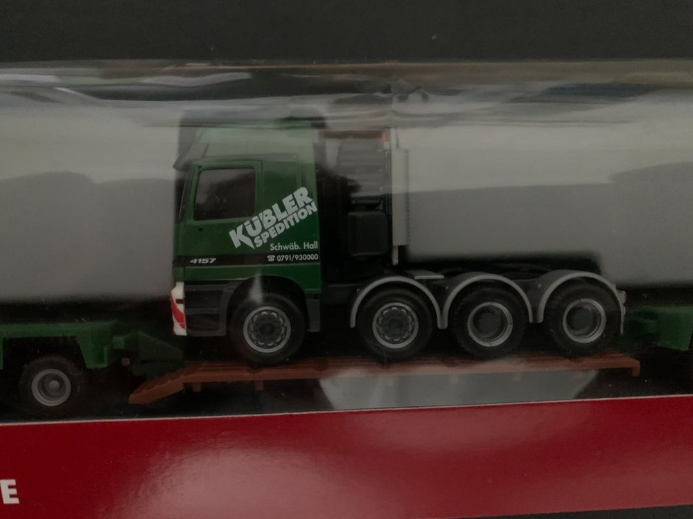Kibri Spedition Kübler Carro Ferroviario MAN Uaai 687.9 Con Trasformatore 16500 – Nuovo