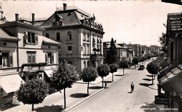 Kreuzlingen - Hauptstrasse. Metzgerei, Speisewirtschaft