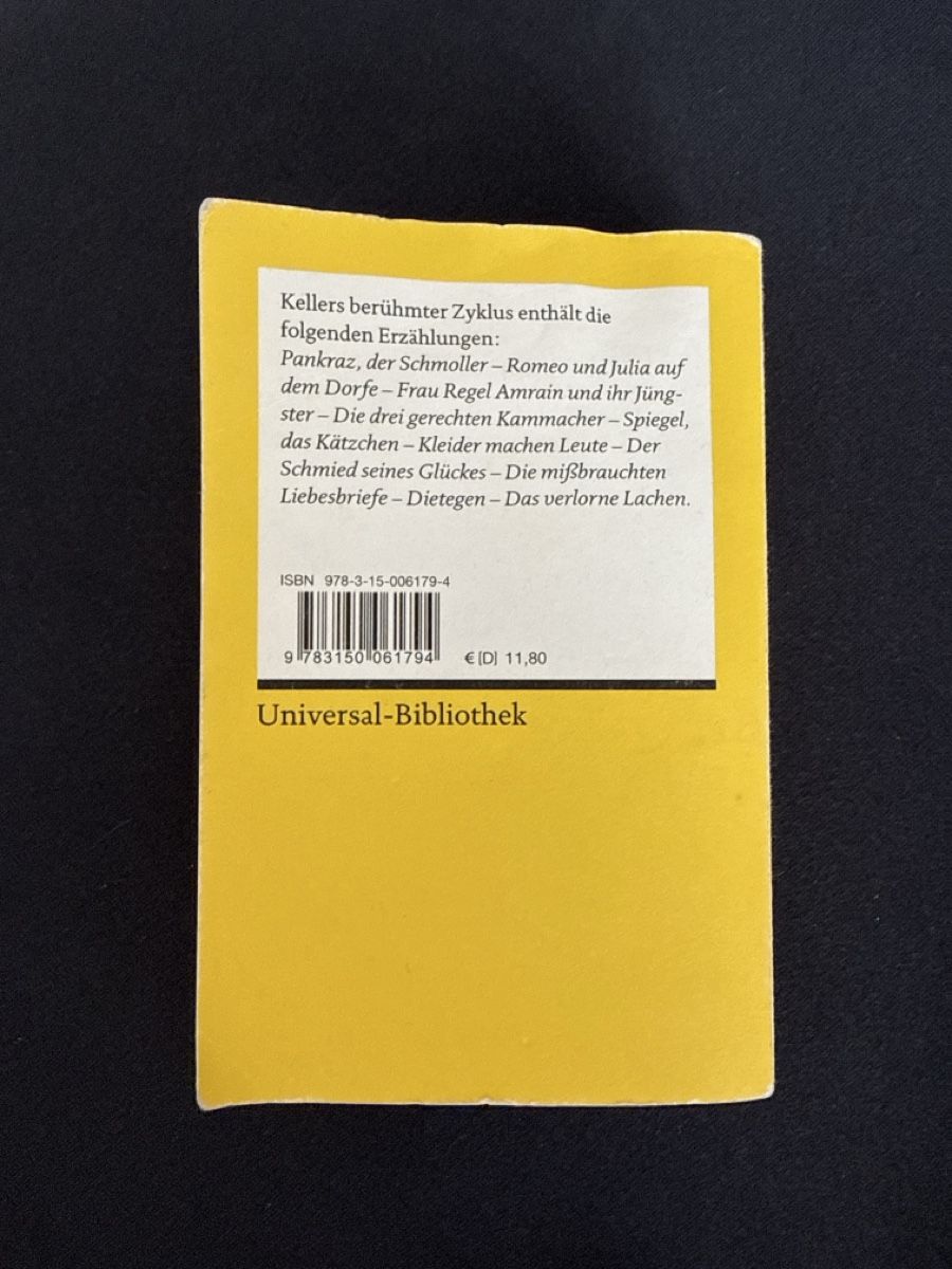 Bücher: Die Leute von Seldwyla – Gebraucht aus Zürich von Dx.04 1