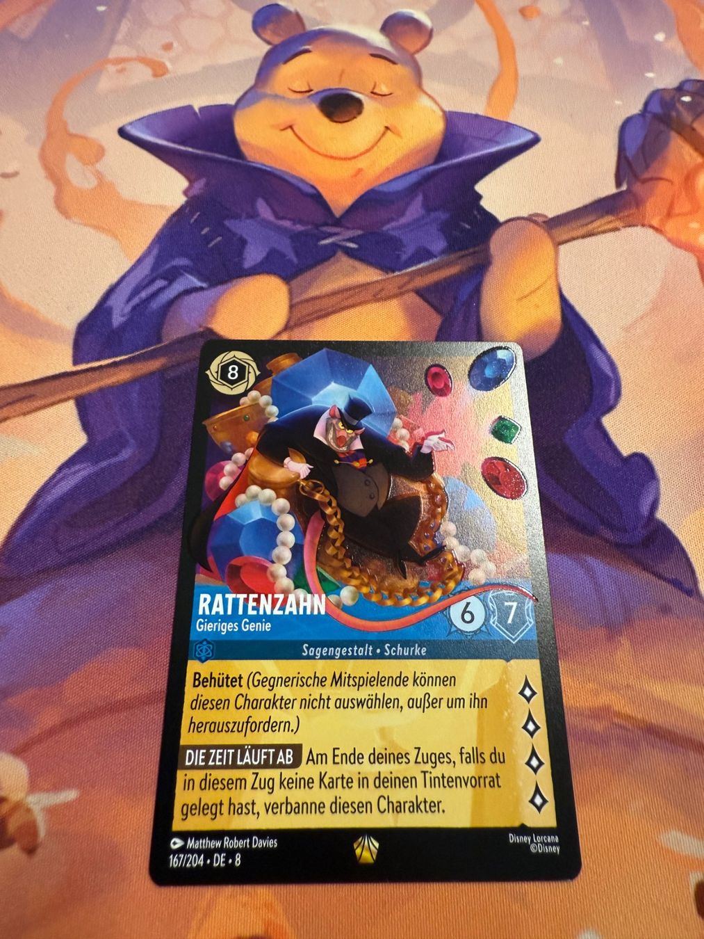 Disney Carte collezionabili: Rattenzahn - Holo - Lorcana Domäne von Dschafar – Nuovo (secondo la descrizione) da Bülach venduto da Pfrenzel