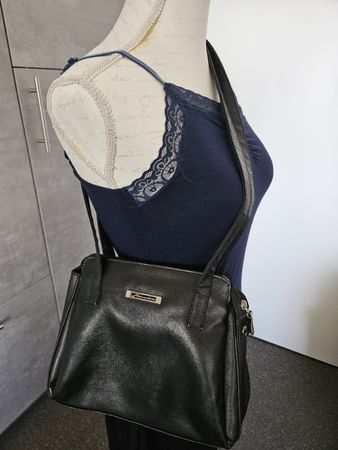 Handtasche schwarz Alessandro Umhängetasche 
