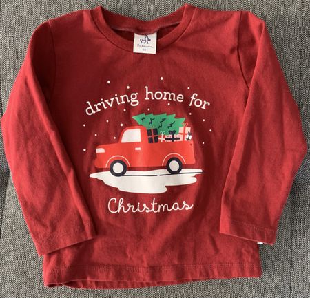 Babauba Weihnachts T-Shirt, Langarm, Grösse 98