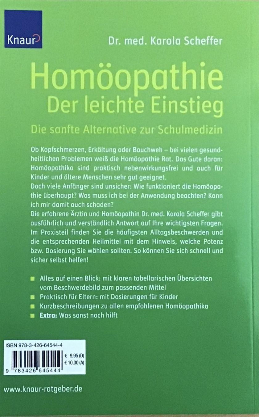 Bücher: Homöopathie der leichte Einstieg – Neu (gemäss Beschreibung) aus Sarnen von Livres 1