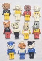 11x Vintage - LEGO Fabuland - Tierfiguren - Sammel Figuren