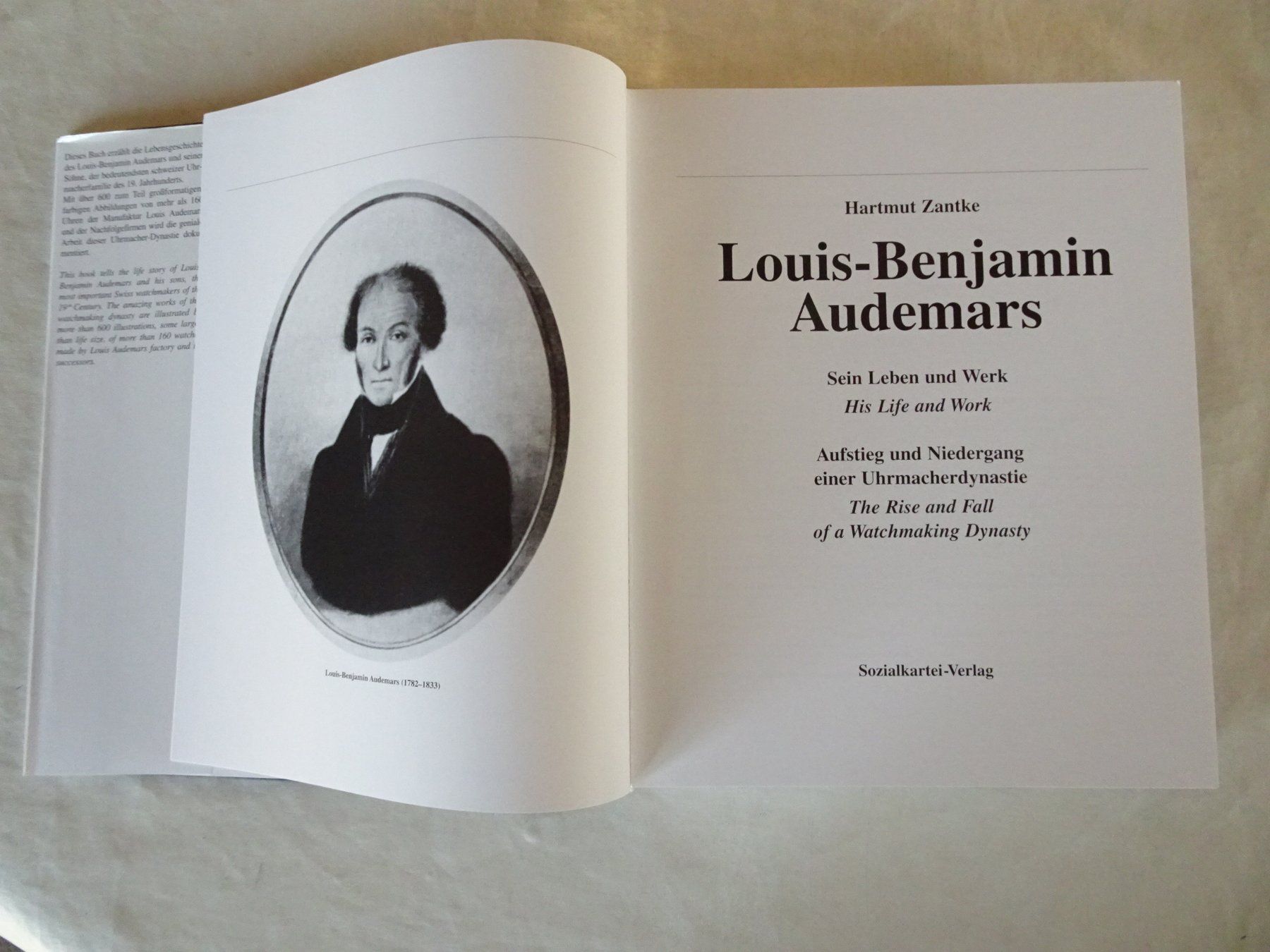 Libri: Louis-Benjamin Audemars Sein Leben und Werk – Usato da Siebnen venduto da niki61 2