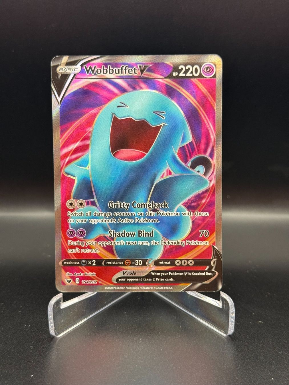 Pokémon Sammelbilder & Trading cards: Wobbuffet V (SSH 191) – Gebraucht aus Birmensdorf ZH von SnorlaxMail