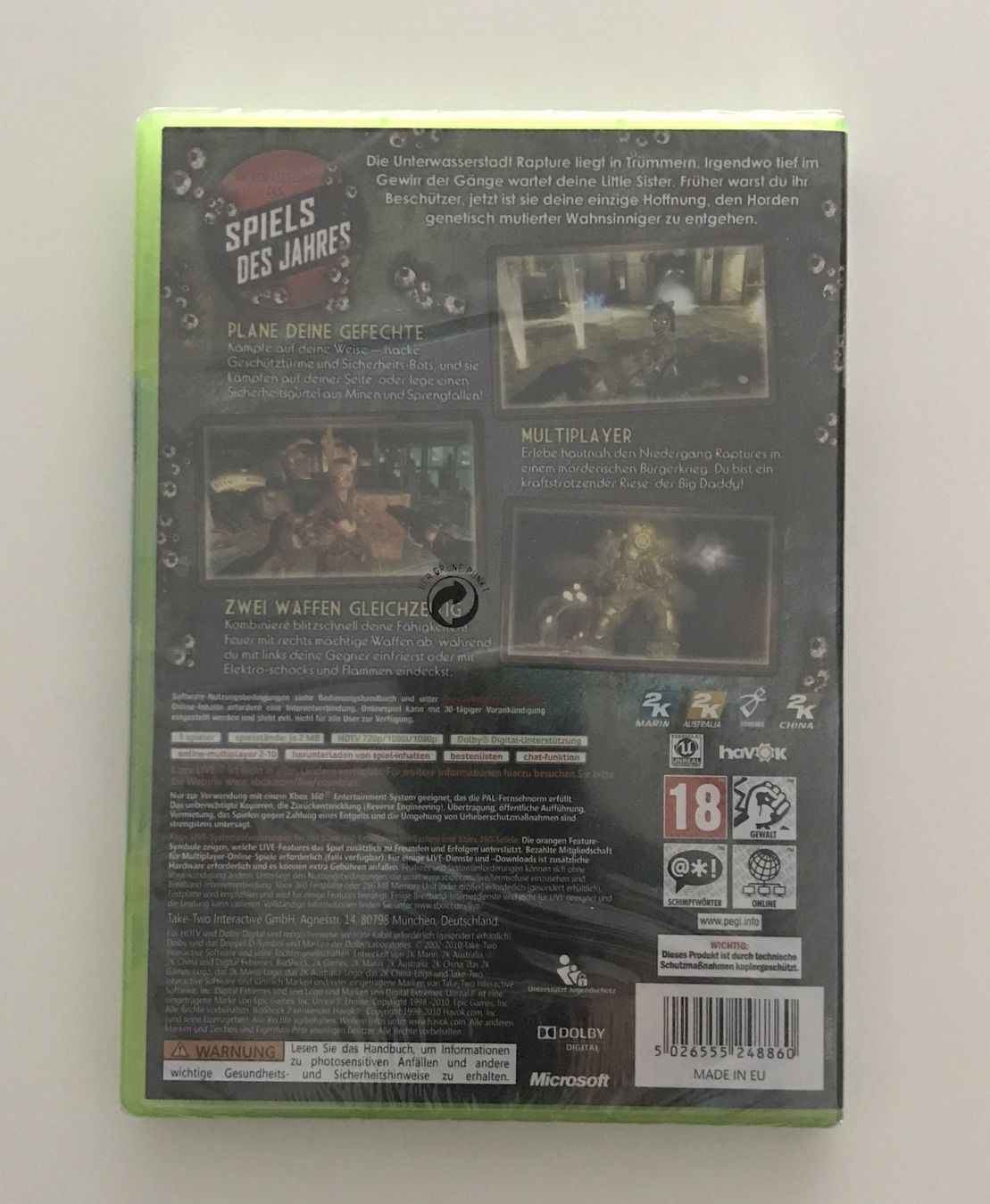 Giochi: Xbox 360 - Bioshock 2 ( sealed ) – Nuovo e nell'imballaggio originale da Allschwil venduto da Bullach 1