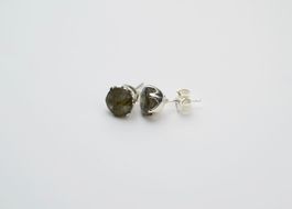 Ohrstecker Labradorit & Silber 925 (13527)