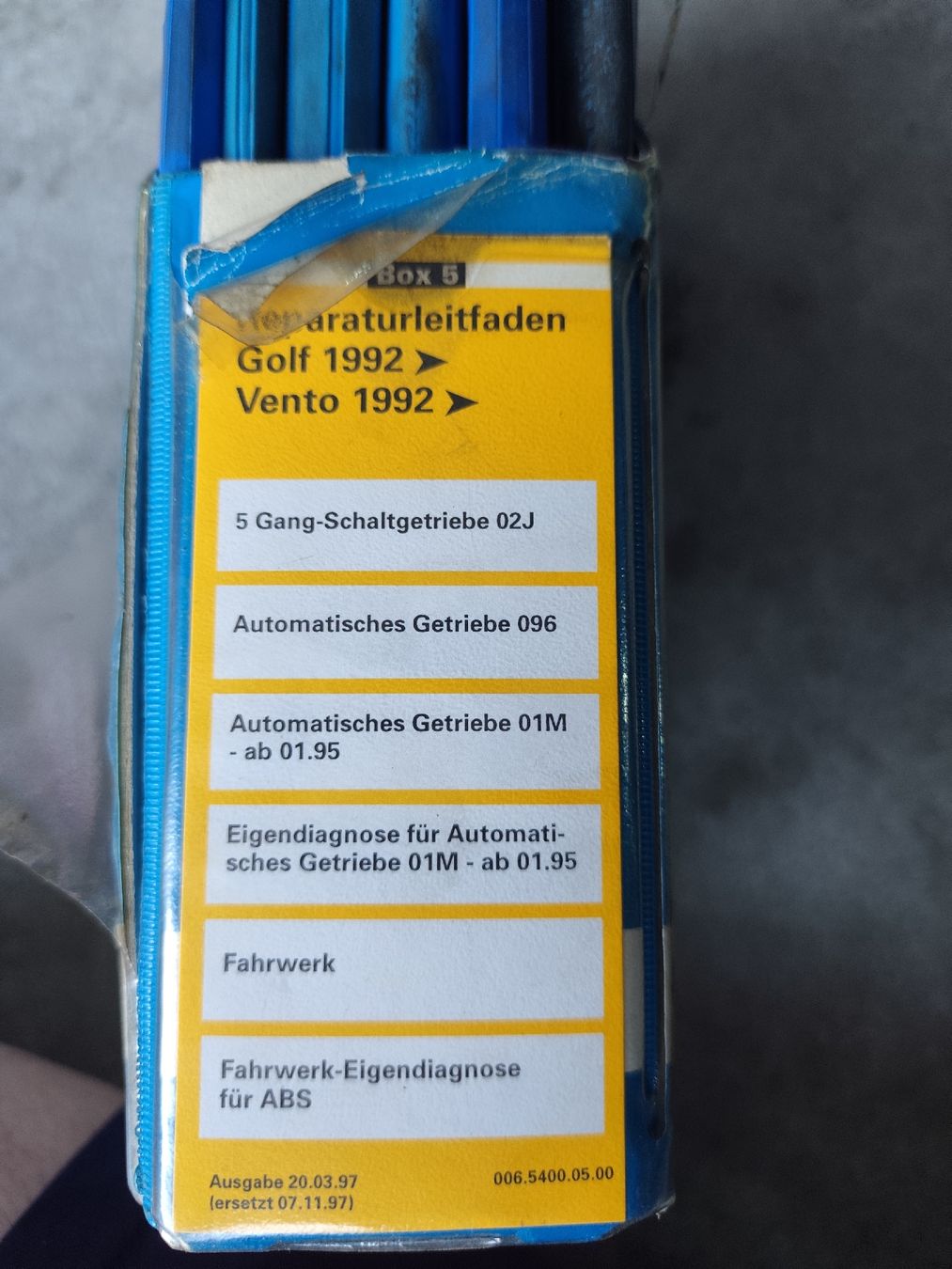 Bücher: Werkstatthandbücher VW Golf 1992/ Vento 1992 – Gebraucht aus Rebstein von andi322 6