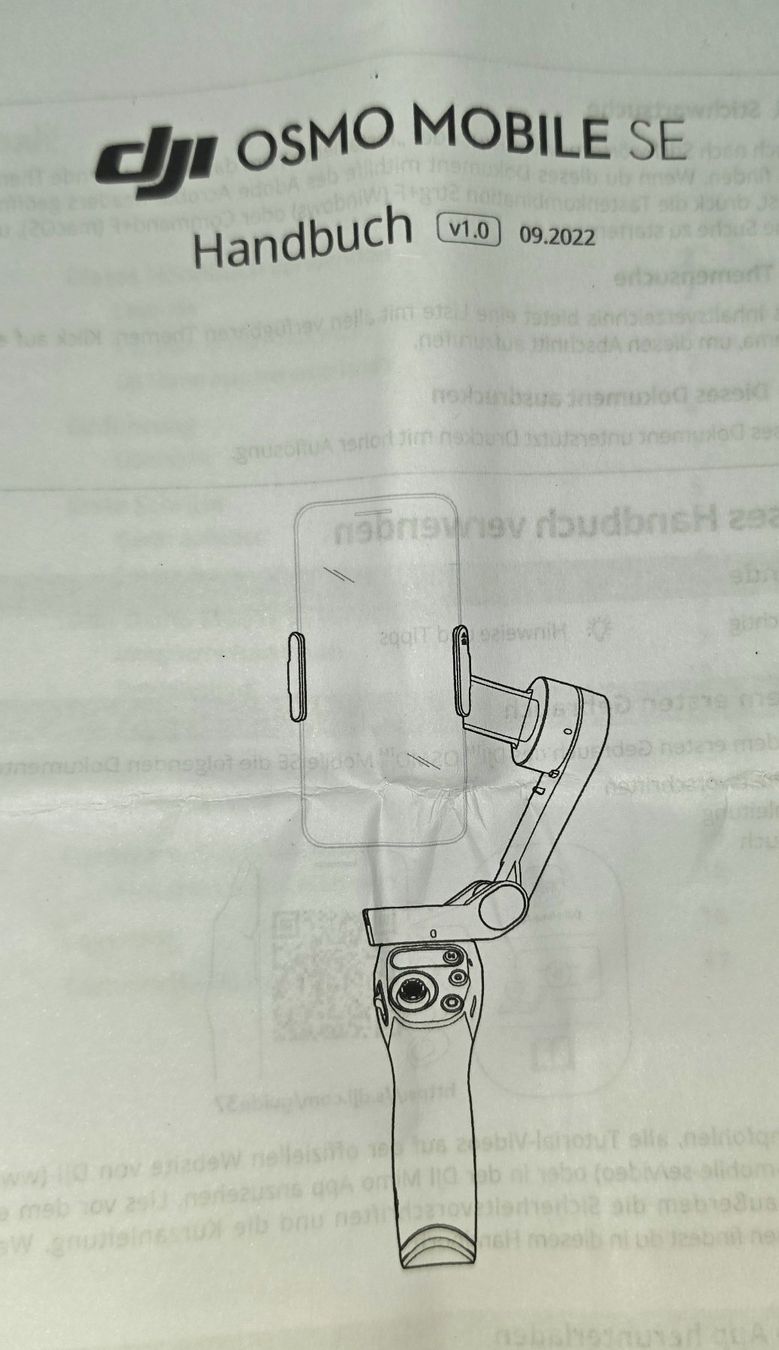 DJI Treppiedi & Teste: Gimbal DJI Osmo Mobile – Usato da Abtwil SG venduto da Petersb 3