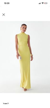 Maxikleid LANA BWLDR butter Grösse 36 neu