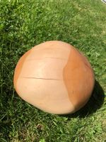 grosse HOLZKUGEL Kirschholz handgemachtes Unikat DEKORATION