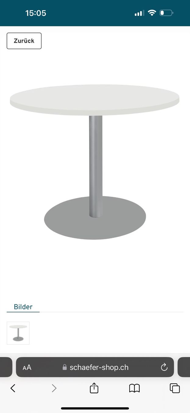 Tavoli: neuer Select Tisch mit Tellerfuss – Nuovo (secondo la descrizione) da Necker venduto da liq24 2