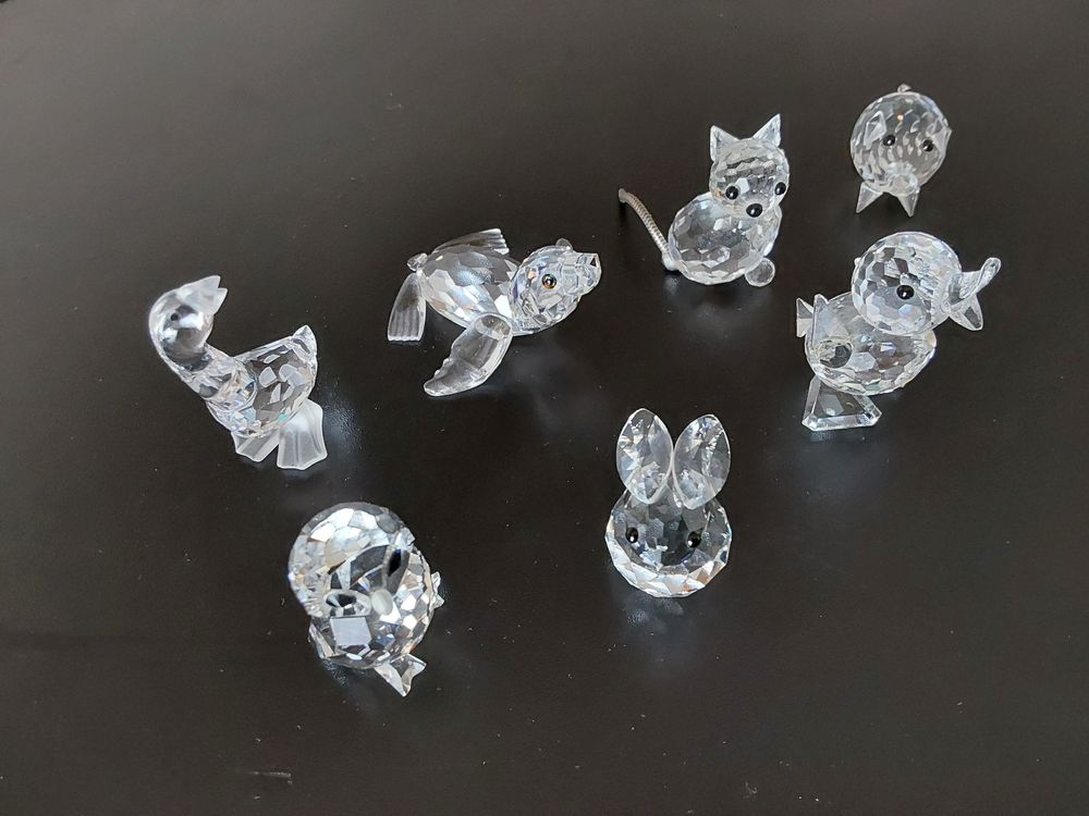 SwarovskiTiere. 7x zusammen. Kaufen auf Ricardo