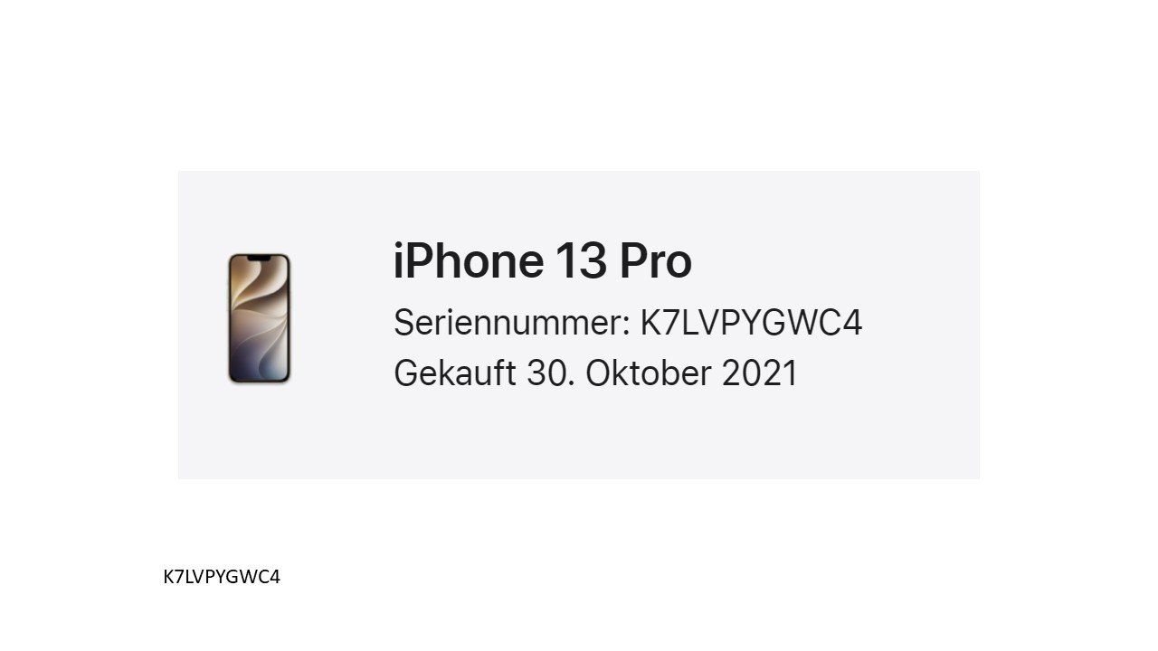 Apple Handys / Smartphones: iPhone 13 Pro / 1.02 TB / Display DEFEKT – Gebraucht aus Meisterschwanden von Discus0 4
