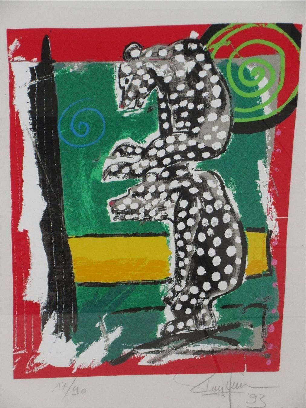 Grafica & Litografie: Rolf Knie BÄRENAKROBATIK  handsig./-num. – Nuovo (secondo la descrizione) da Weinfelden venduto da Kunst2010 1