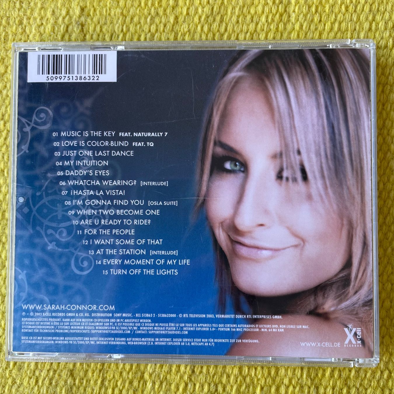 CD: SARAH CONNOR-KEY TO MY SOUL – Usato da Rorschacherberg venduto da CD-Roli 1