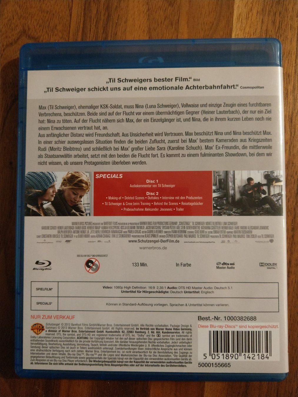 Tutti i DVDs: Blu Ray - Schutzengel mit Til Schweiger – Usato da Rheinfelden venduto da FilmAuktion 1