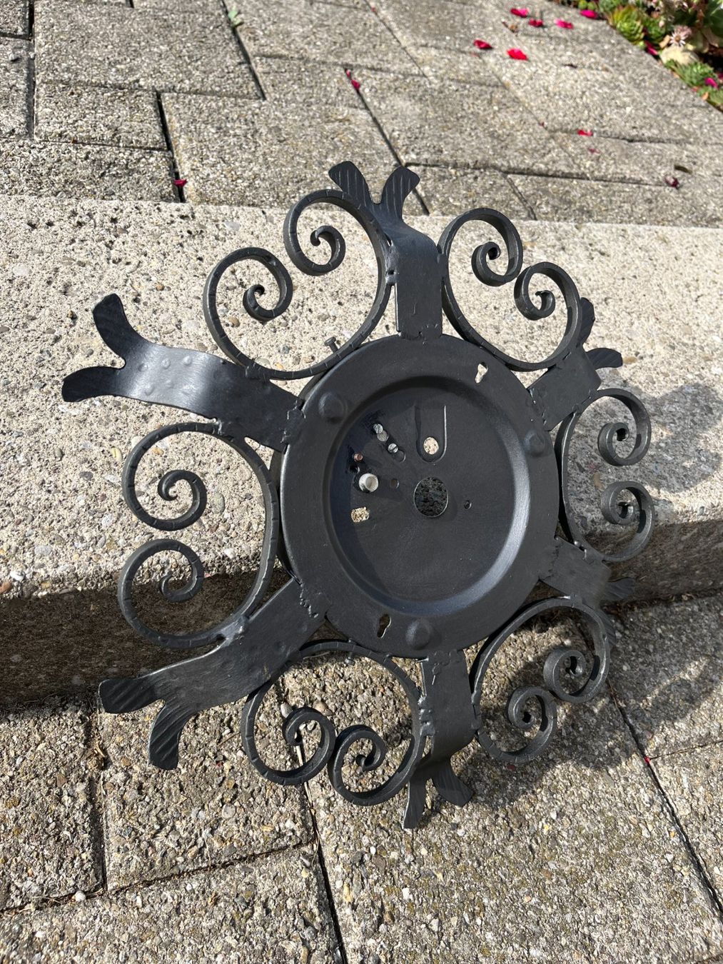 Lampes: Wand- oder Decken-Leuchte Glas Metall vintage – D'occasion à Montlingen par Giardini13 2
