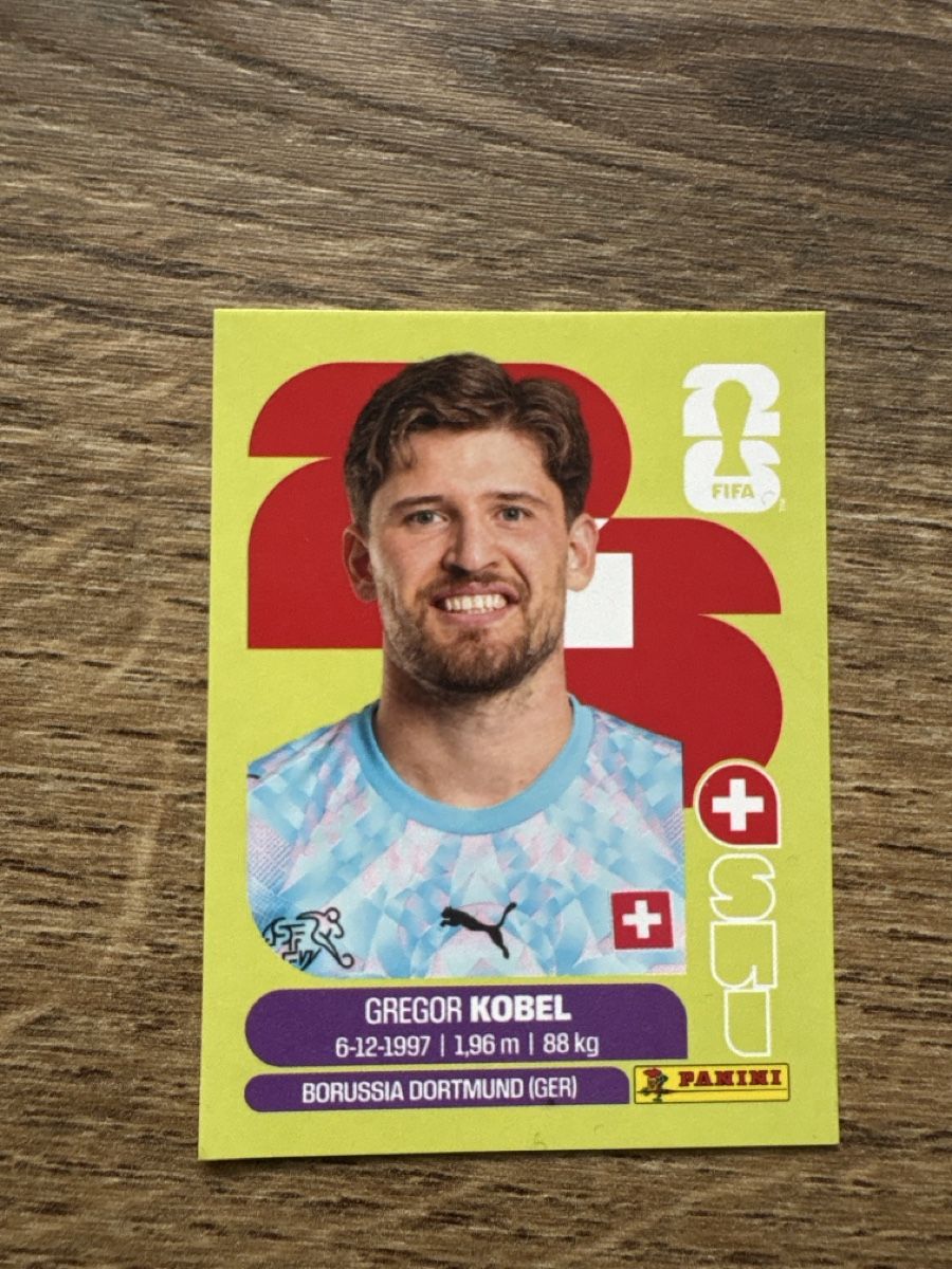 Panini Carte collezionabili: Panini WM 2026 Gregor Kobel Sticker – Nuovo (secondo la descrizione) da Menznau venduto da Hetfield85