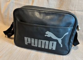 Puma Umhängetasche mit Reissverschluss schwarz