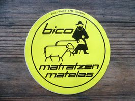Bico Matratzen Aufkleber