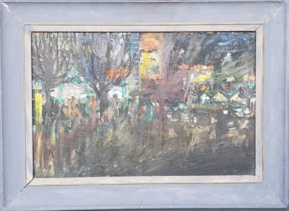 Dipinti: Erwin Schürch  -     Pilatus Strasse  - Schweizer Kunst – Usato da Horw venduto da Kunstreich7 3