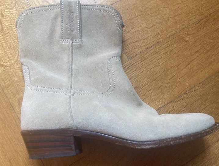 Gucci Scarpe da donna: Bottines Gucci en cuir beige taille 37 – Usato da Sion venduto da lbo_jpy8 5