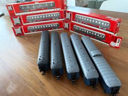 Jouef Waggons 5 Stk. guter Zustand Orient Express