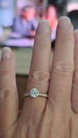 Traumhafter Labordiamant 1.2ct IGI Zertifikat Gr 58 Gelbgold