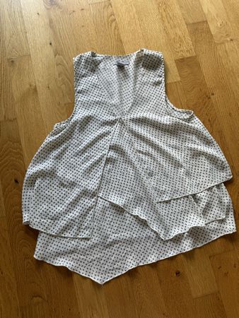 Sommertop Gr. 34 H&M gepunktet luftig leicht
