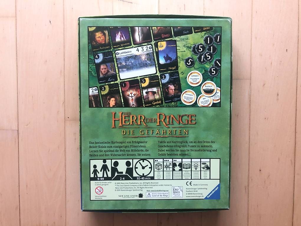 Giochi: DER HERR DER RINGE - DIE GEFÄHRTEN – Usato da Wallisellen venduto da Fax 1