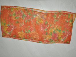 Leichtes Foulard orange Geschenk