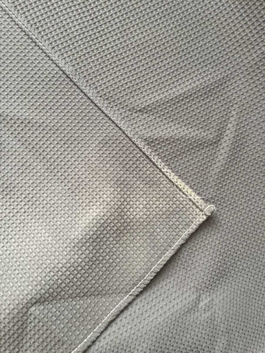 Docce: Duschvorhang Grau Waffelpiqué Polyester 120x180 – Usato da Basel venduto da kiko9 3