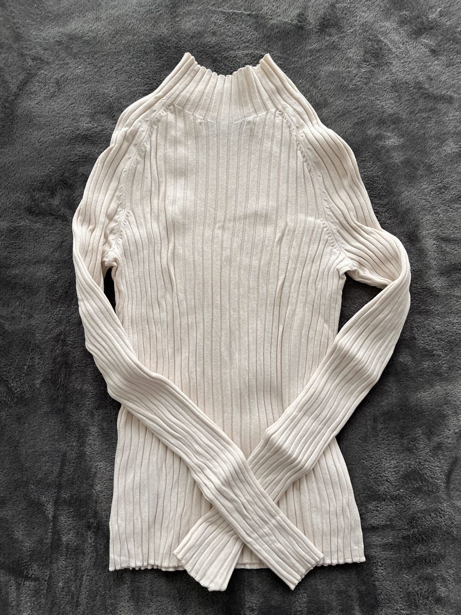 Zara Top: Pull col roulé femme, crème, taille S – Nuovo (secondo la descrizione) da Meyrin venduto da Sandra6 2