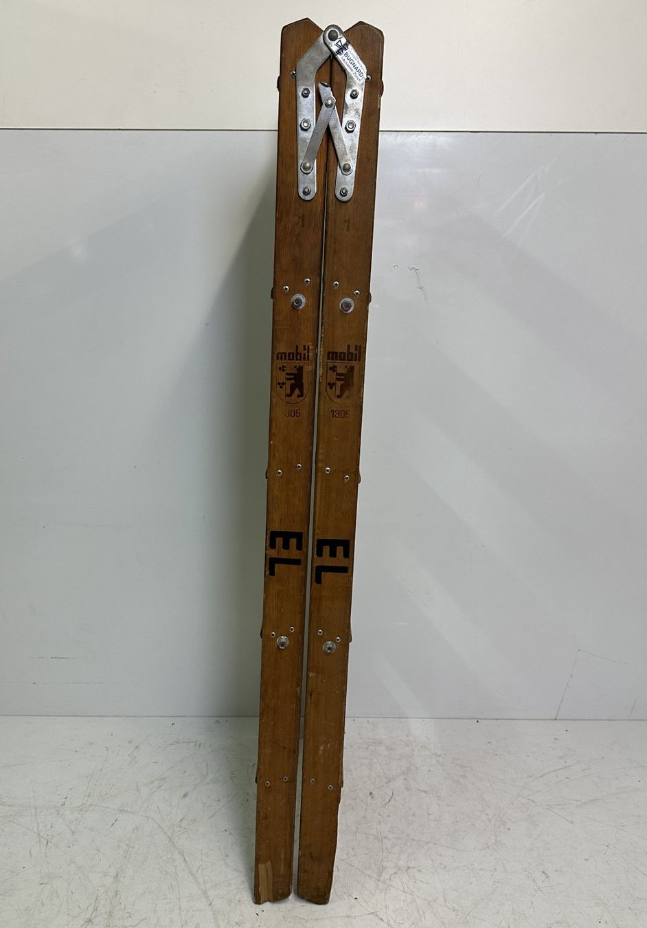 Scale: Bugnard Holz Bockleiter Klappleiter 130 cm Vintage – Usato da Luzern venduto da Lager6640 1