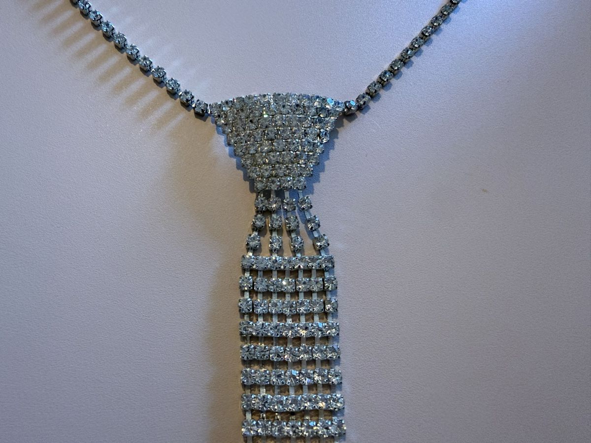 Catenine: Strass-Krawatte – Nuovo (secondo la descrizione) da Zürich venduto da MelFra_ 2