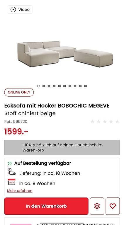 Sofas: Dreiteiliges Sofa – D'occasion à Winterthur par safari17