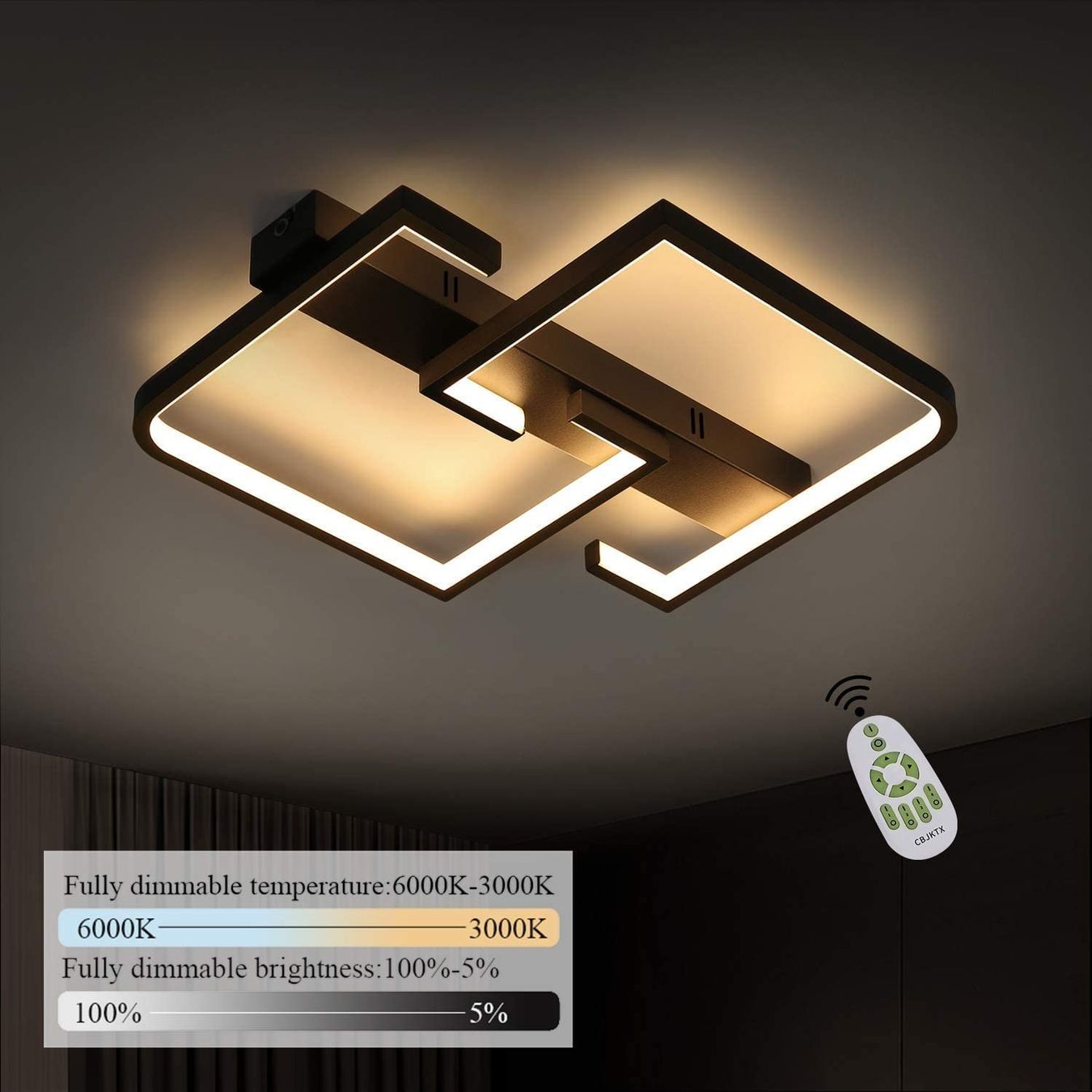 Kronleuchter & Deckenlampen: LED Deckenlampe Dimmbar 35W Deckenleuchte Wohnzimmerlampe – Neu und originalverpackt aus Herisau von Zevora