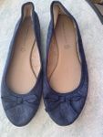 Blaue Lederschuhe / Schuhe Damen in Grösse 36