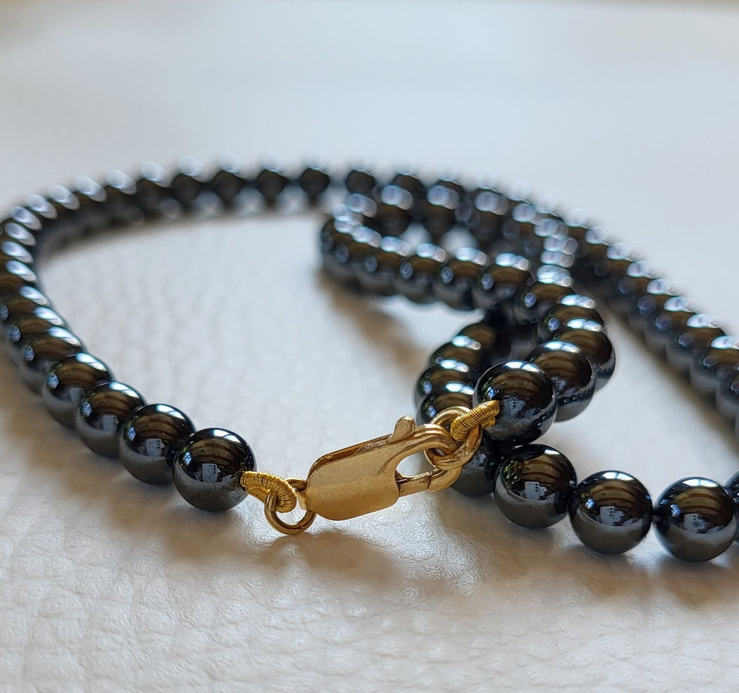 Catenine: Gold 750 Hämatit Collier 18 Karat – Usato da Wald ZH venduto da Dasilver 3