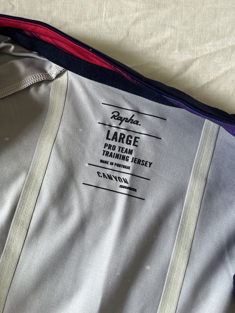 Rapha Canottiere & Pantaloni: Rapha Pro Team Training Jersey - Canyon SRAM - Large – Usato da Mies venduto da Nib2011 1