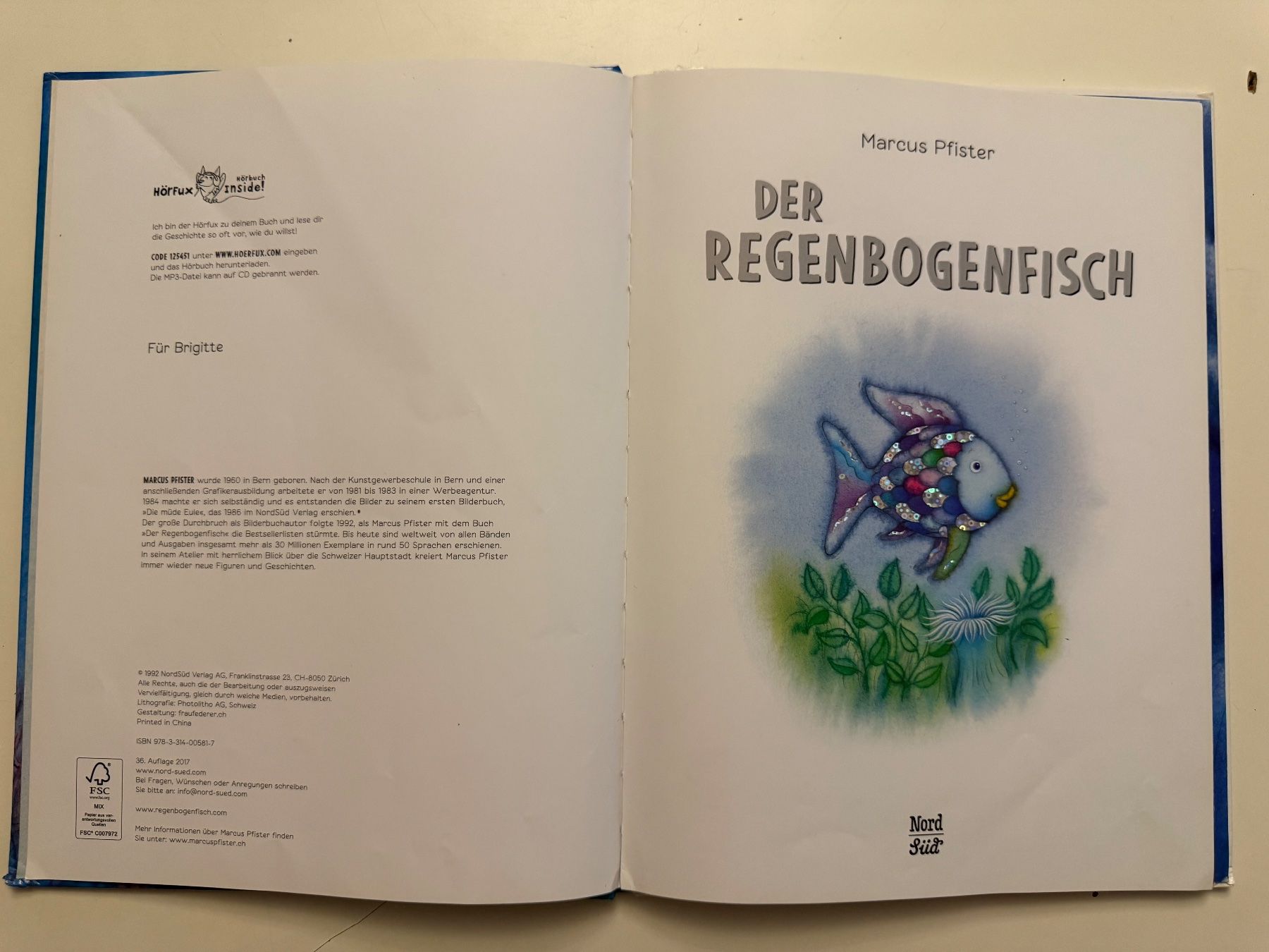 Libri: Der Regenbogenfisch - Marcus Pfister – Usato da Münsingen venduto da Ganjam 3