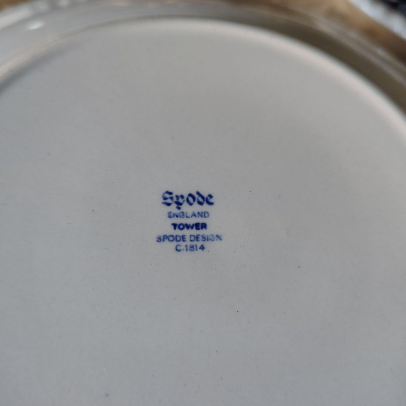 Spode Piatti: Spodes Tower Blue, X5 Suppenteller, Durchmesser 23.5cm – Usato da Dietikon venduto da aberdeen30 6