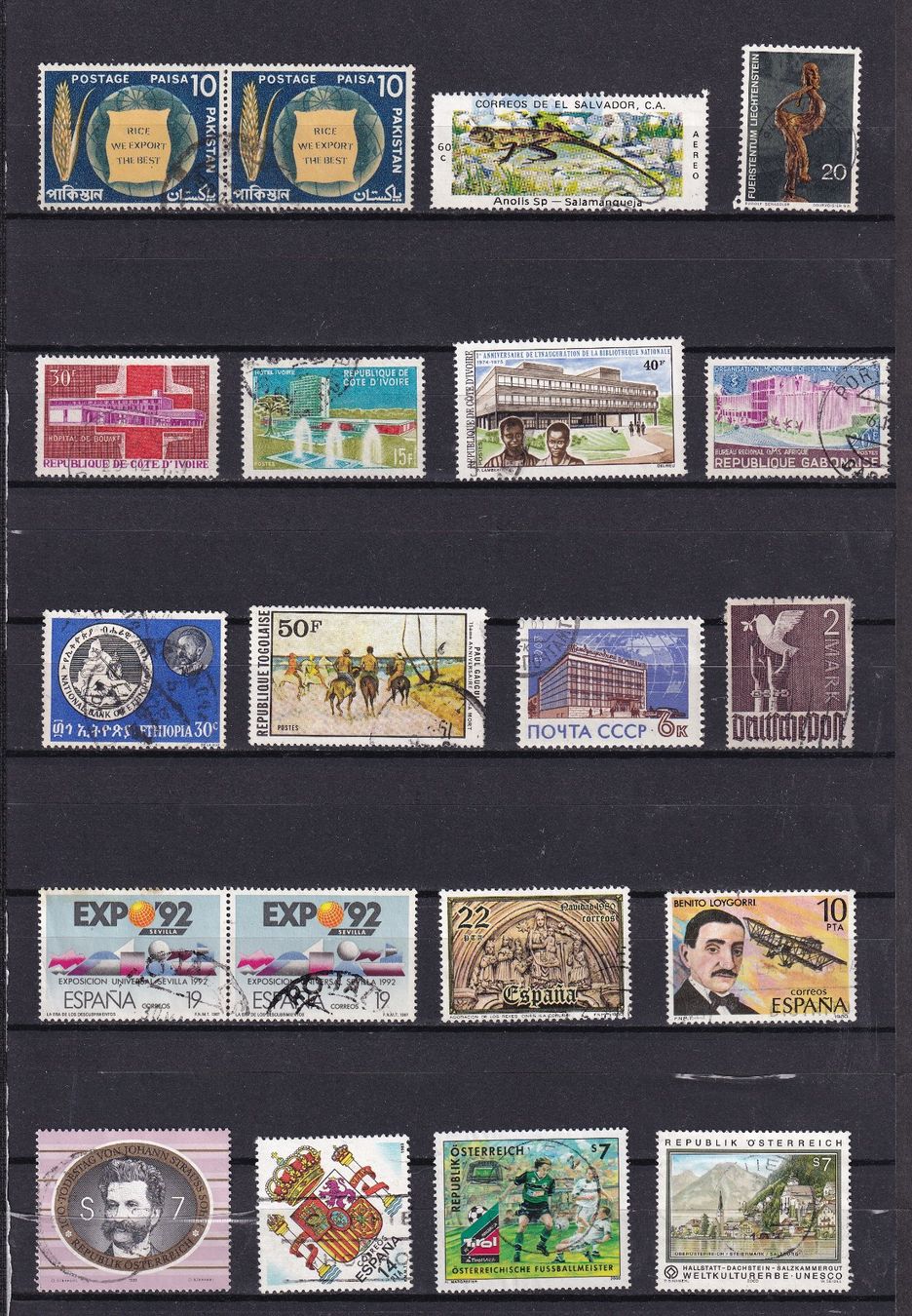 Alle Briefmarken: LOT  Divers Pays oblitérés – Gebraucht aus Nyon von an54