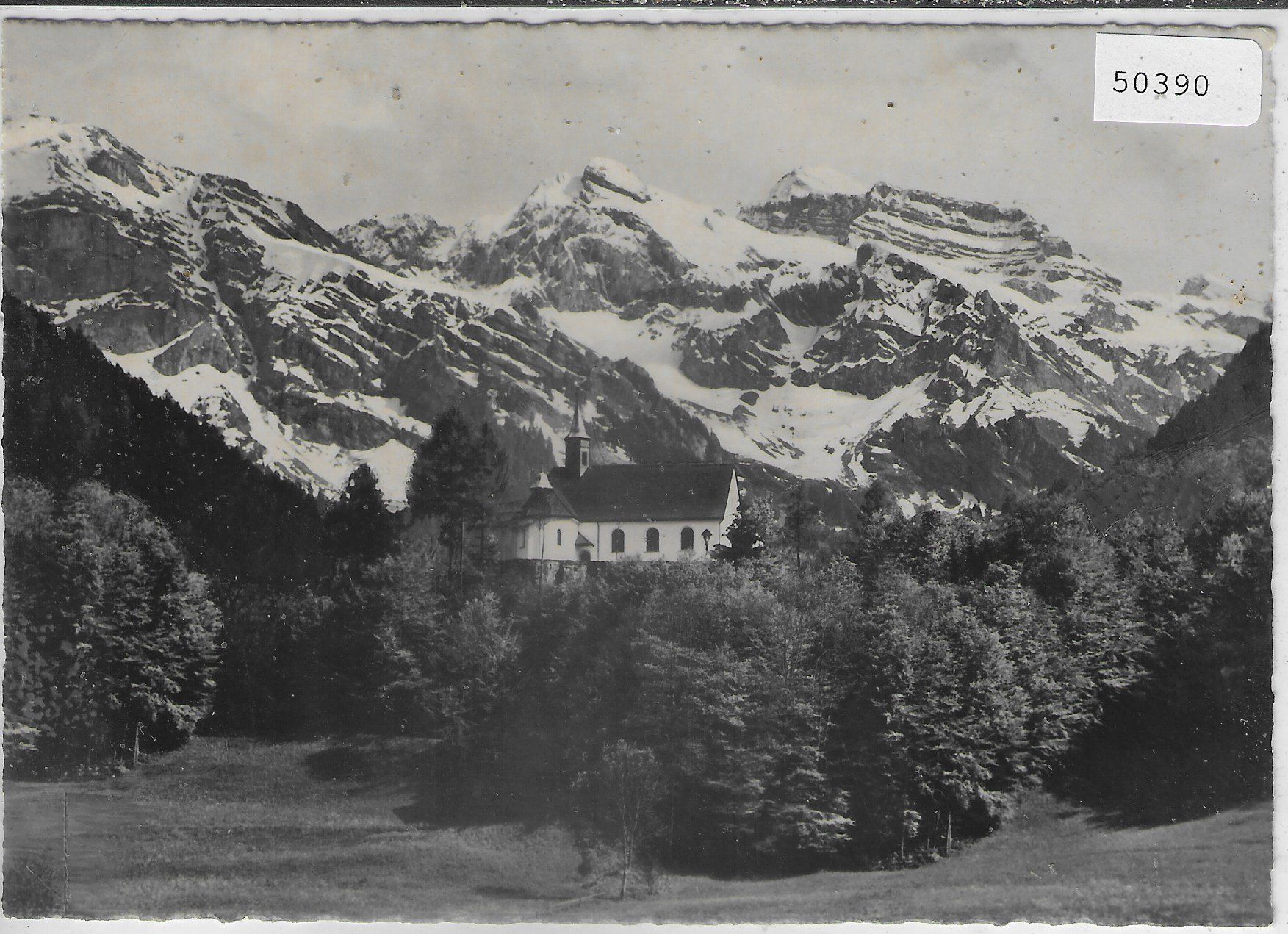 Cartoline postali: Flüeli-Kapelle mit den Melchtalerbergen – Usato da Ettingen venduto da Kartenplanet