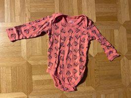 Disney Baby Body Minnie Mouse rosa langarm Gr. 74 / 80