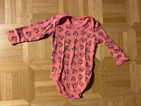 Disney Baby Body Minnie Mouse rosa langarm Gr. 74 / 80