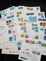 Briefmarken Flugpost Erstflüge 170 Belege