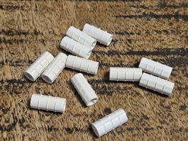 lego 6538b lot de 12 pièces White Technic, Axle Connector 2L